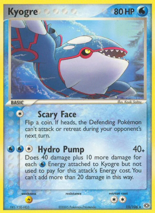 Kyogre card image