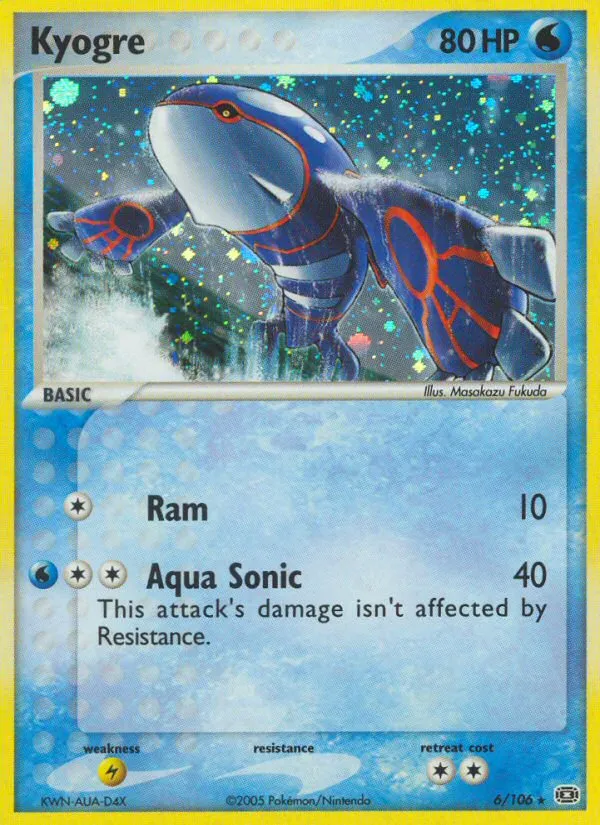 Kyogre card image
