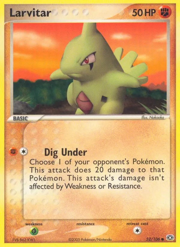 Larvitar card image