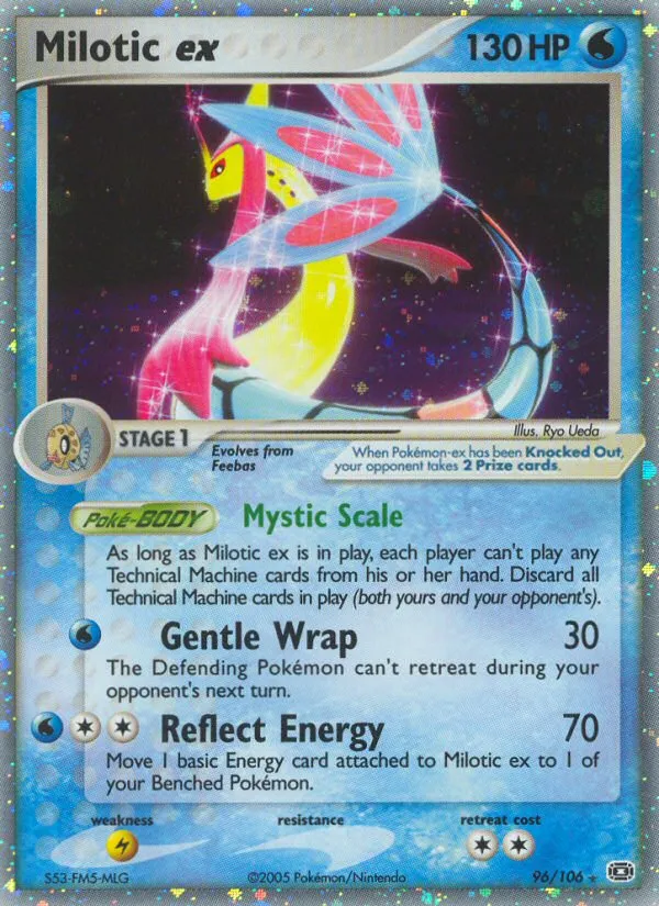 Milotic ex #96 card image