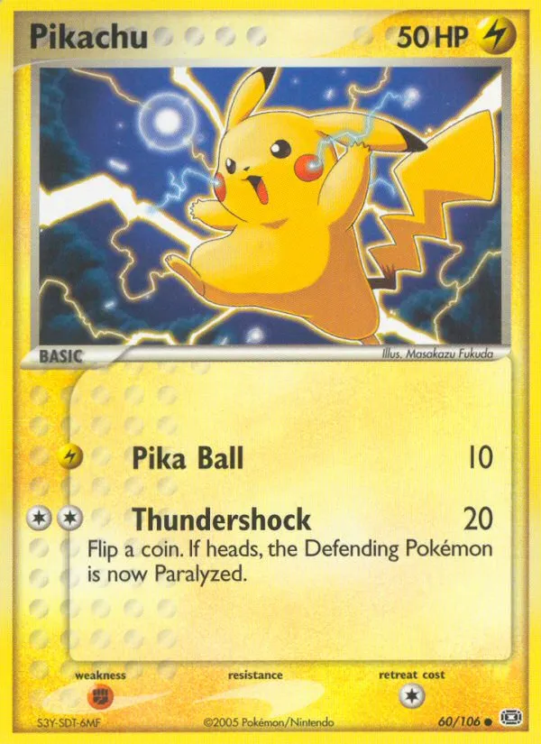Pikachu card image