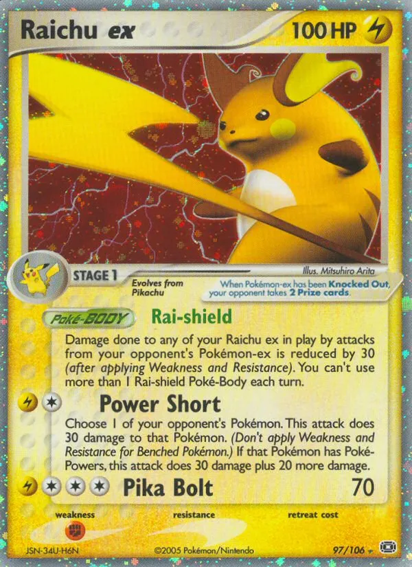Raichu ex #97 card image