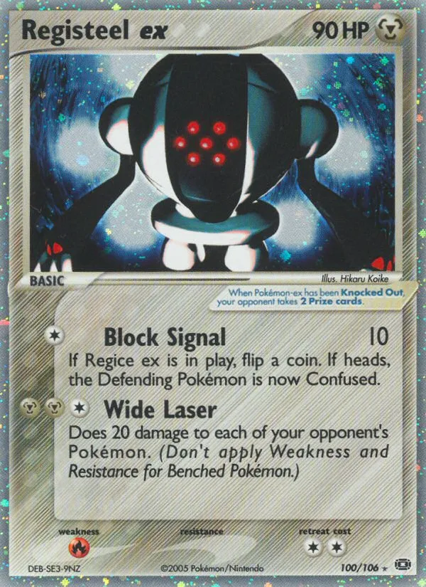 Registeel ex #100 card image