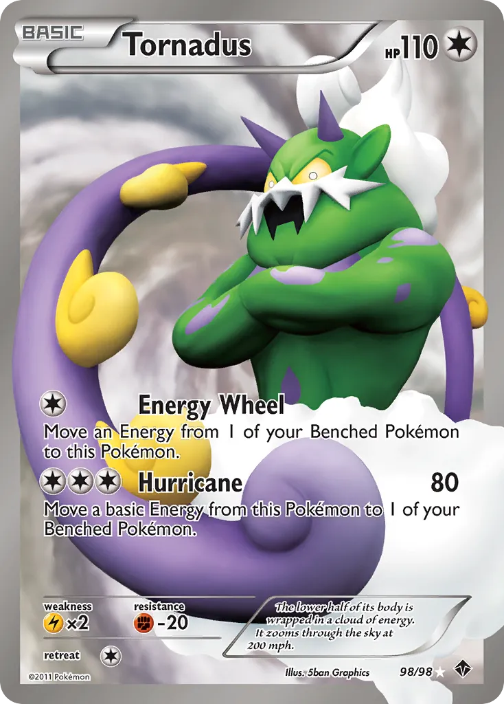 Tornadus #98 card image