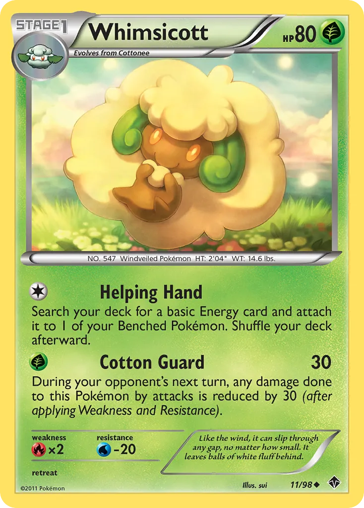 Whimsicott card image