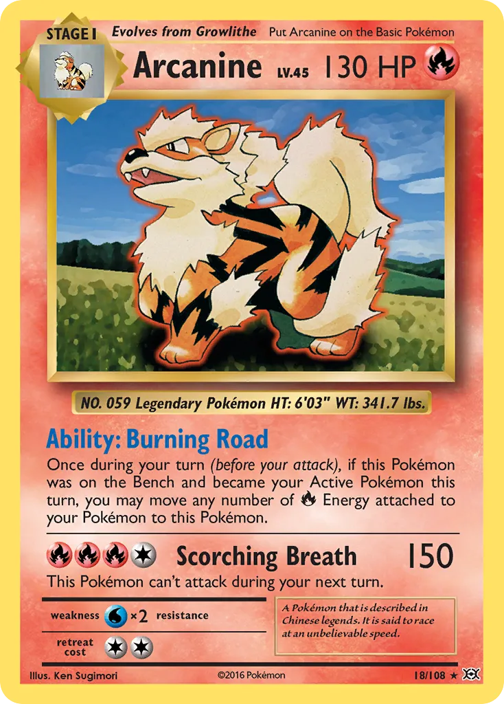 Arcanine card image