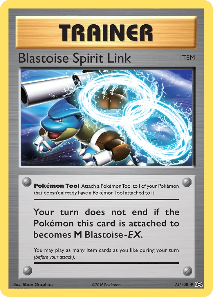Blastoise Spirit Link card image