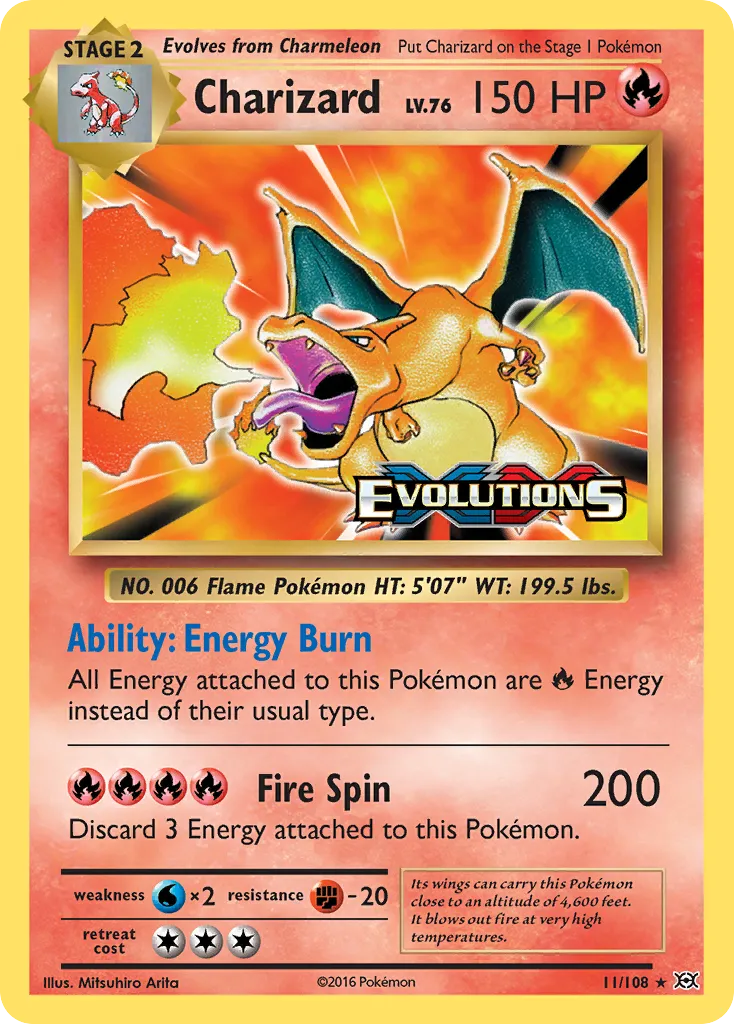 Charizard #11 card image