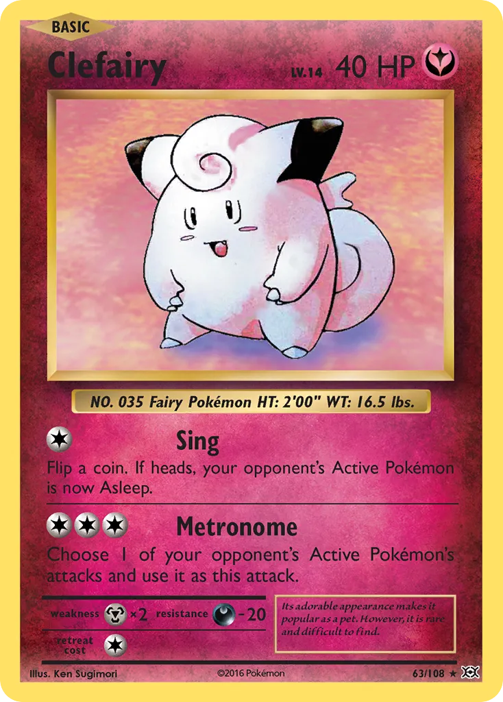 Clefairy card image