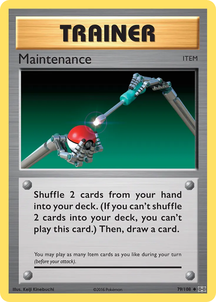 Maintenance card image