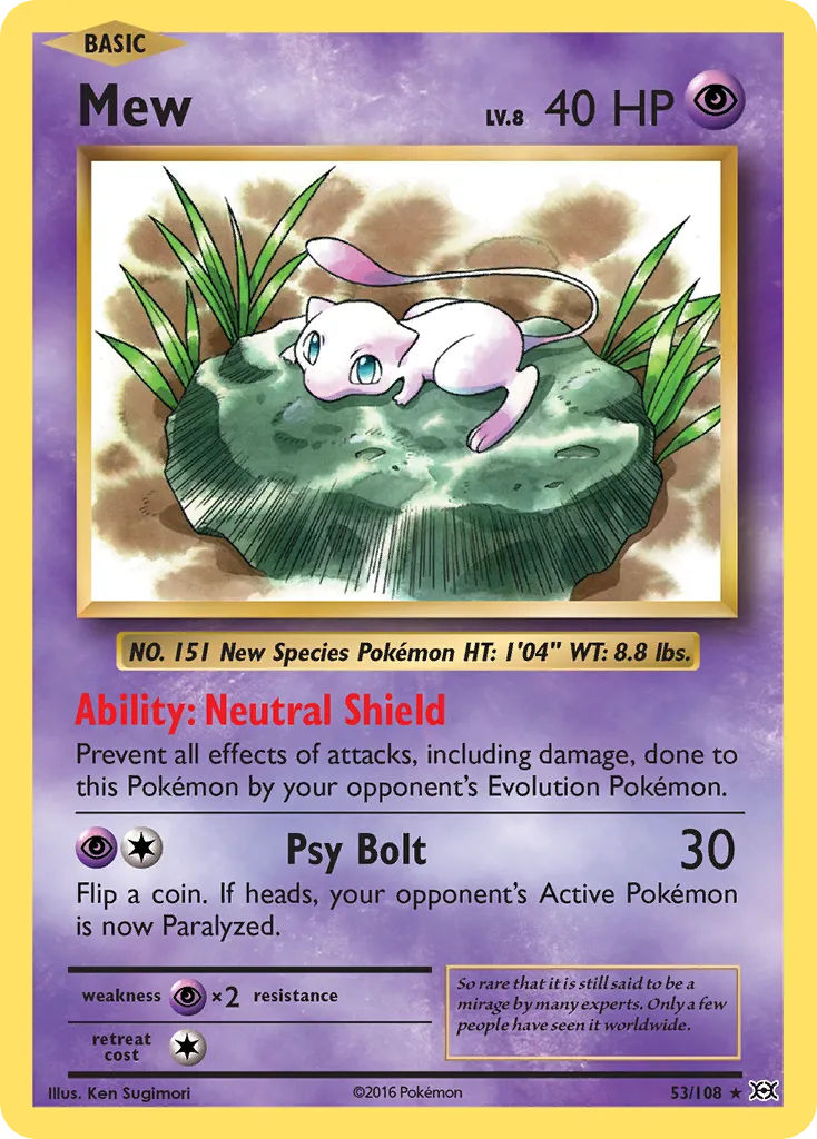 Mew card image