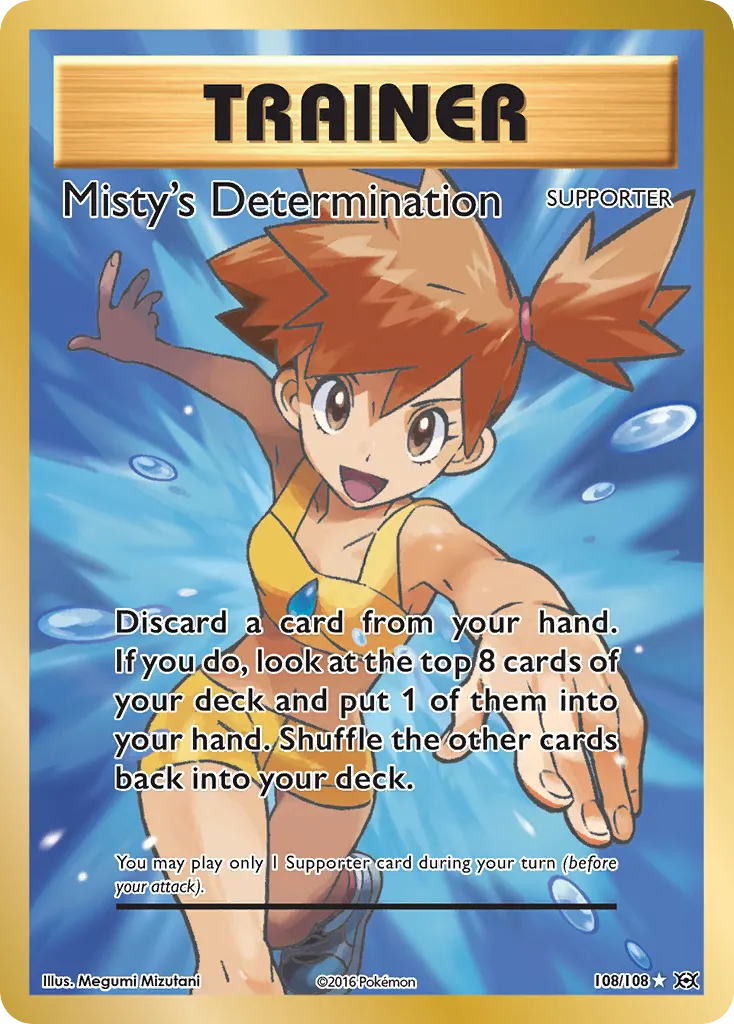 Misty's Determination #108 card image