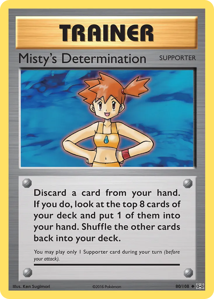 Misty's Determination card image