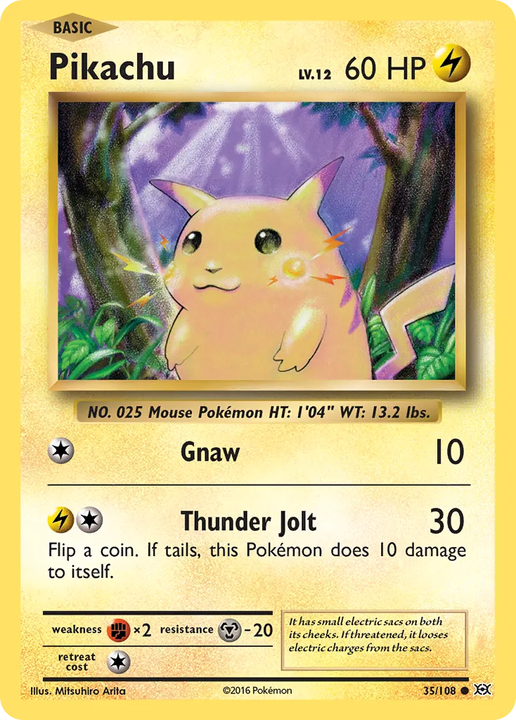 Pikachu card image
