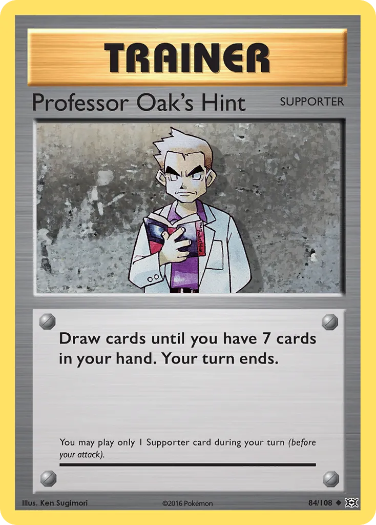 Professor Oak's Hint card image