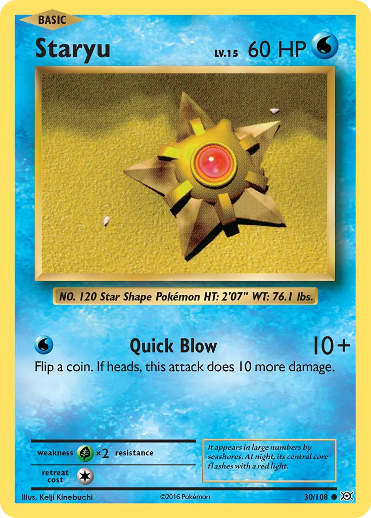 Staryu card image