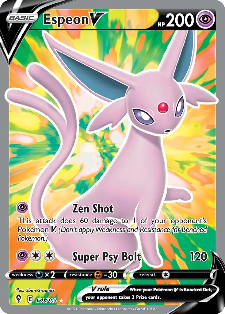 Espeon V card image