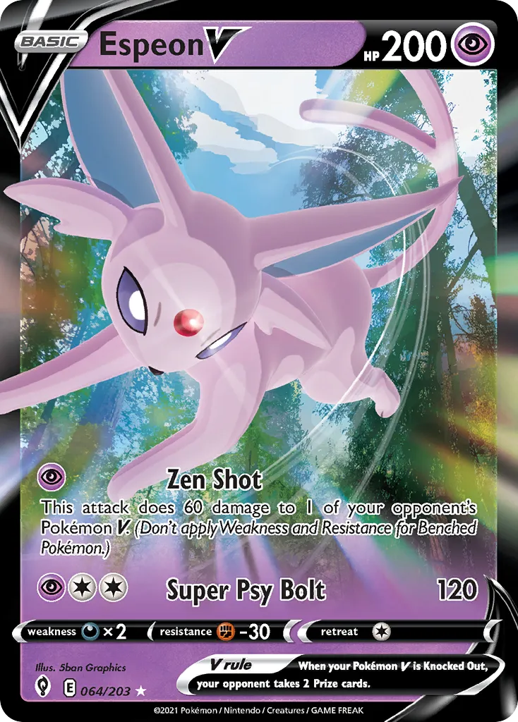 Espeon V card image