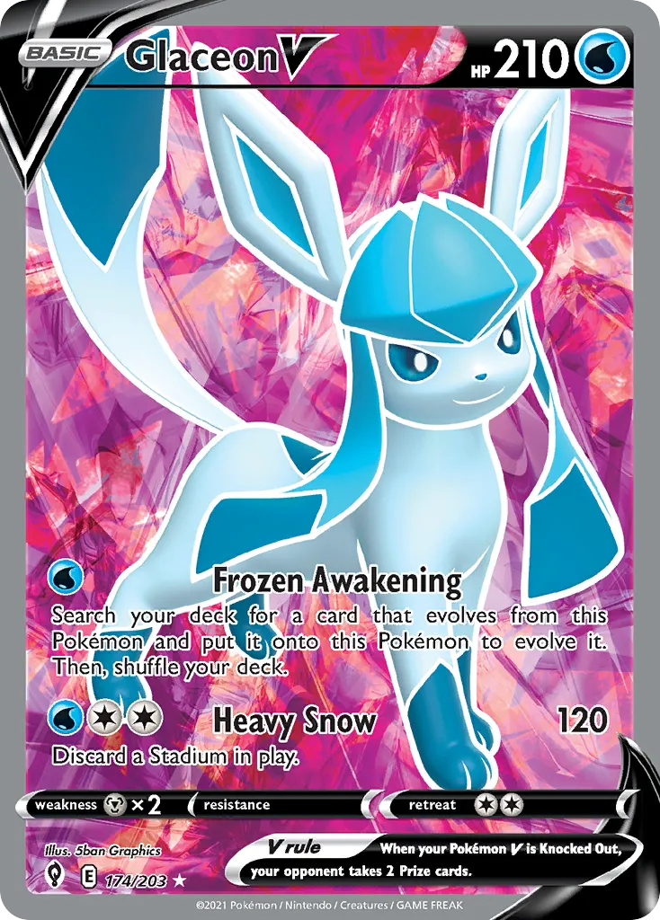 Glaceon V card image
