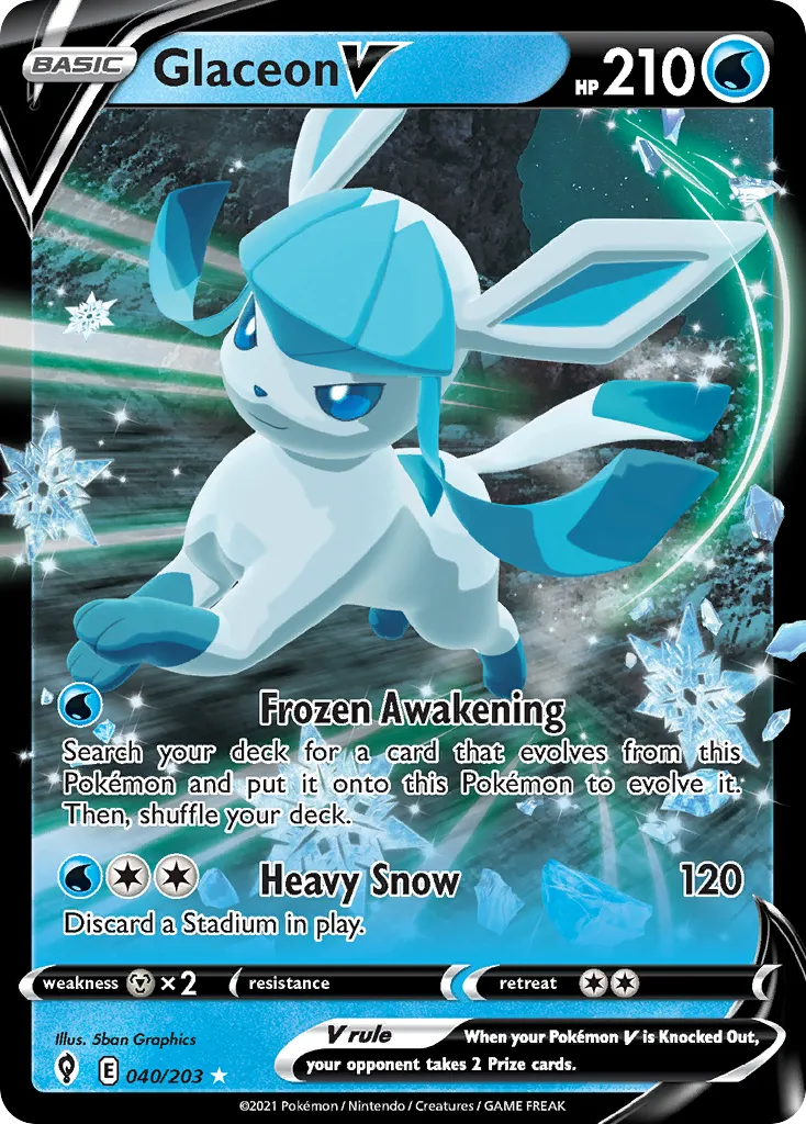 Glaceon V card image