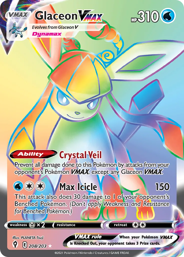 Glaceon VMAX card image