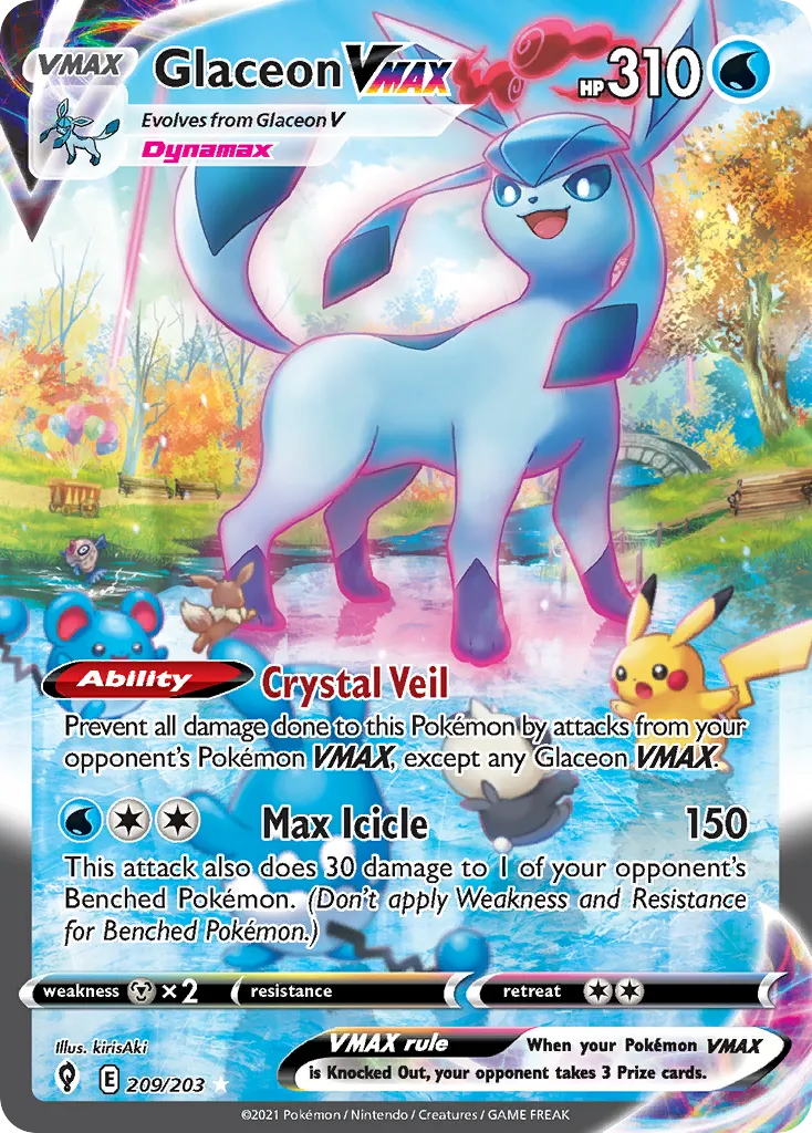 Glaceon VMAX #209 card image