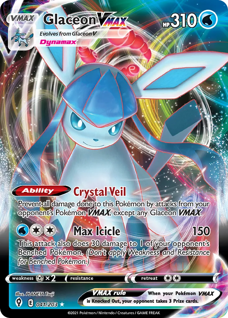 Glaceon VMAX card image