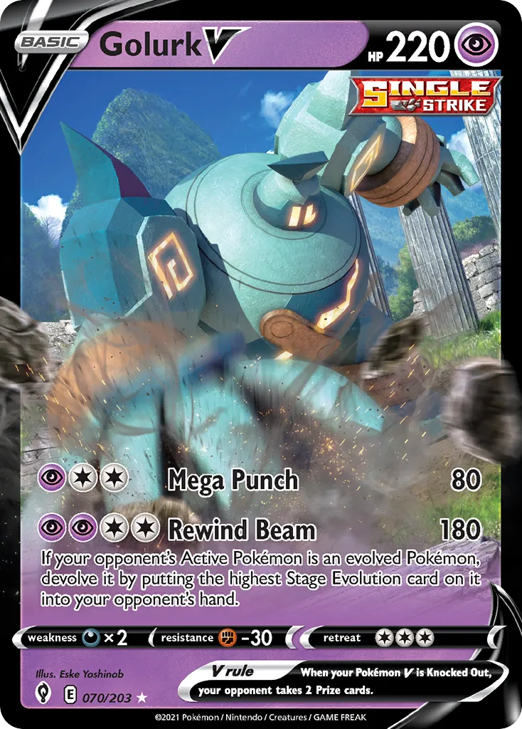 Golurk V card image