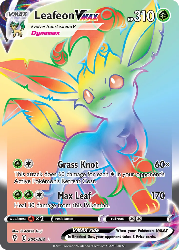 Leafeon VMAX card image