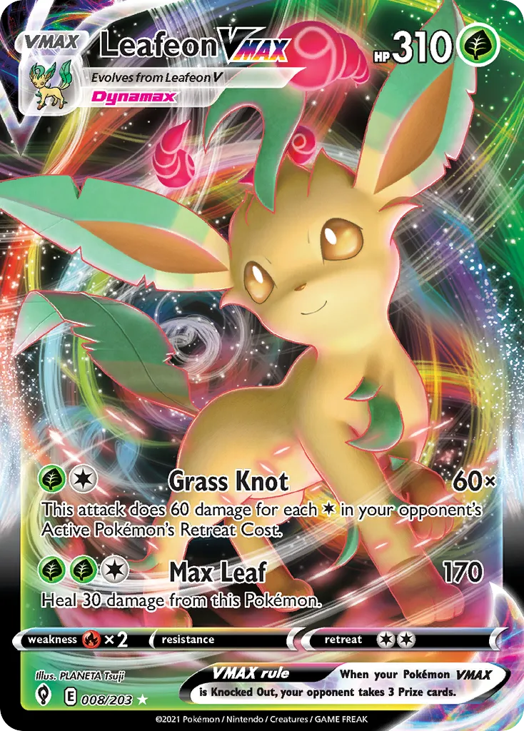 Leafeon VMAX card image