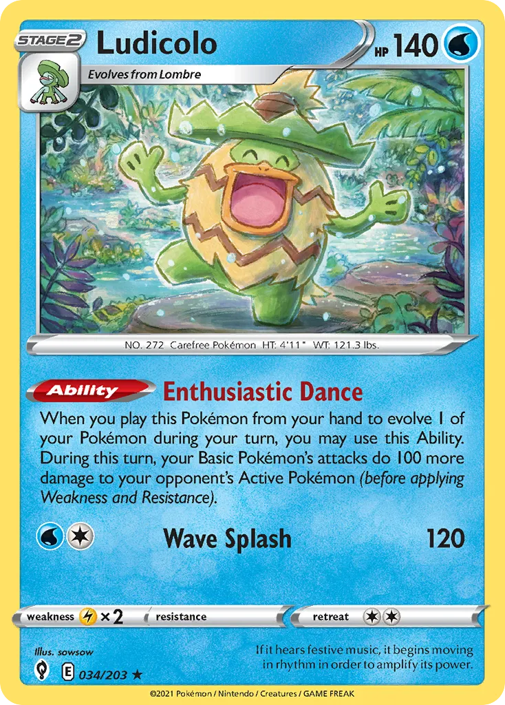 Ludicolo card image