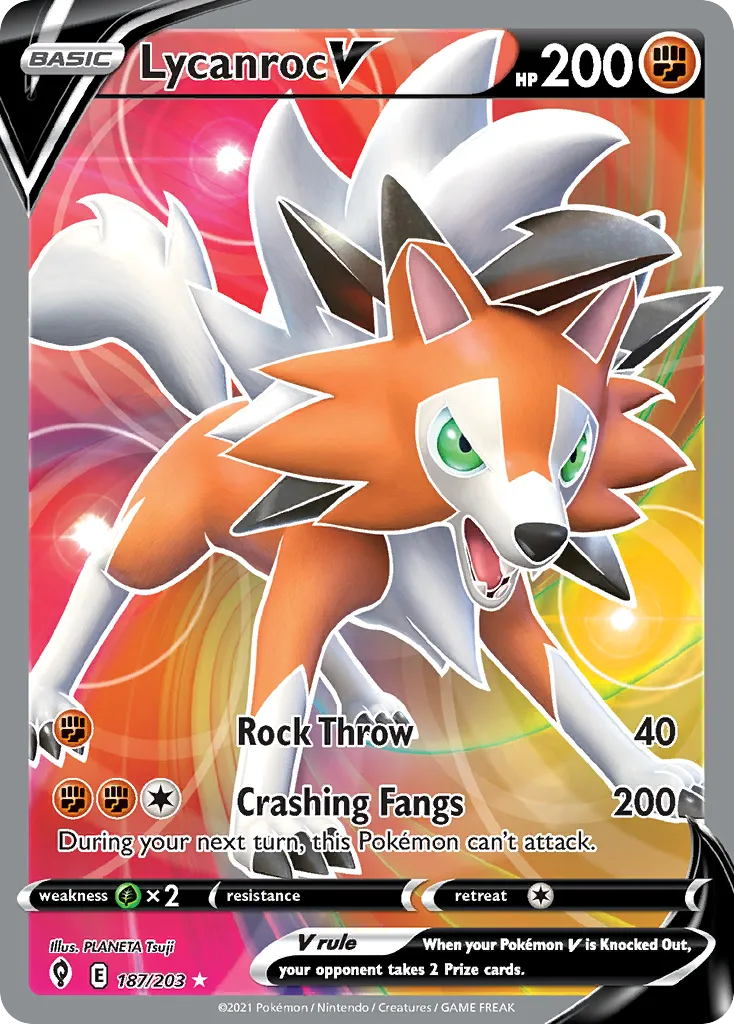 Lycanroc V card image