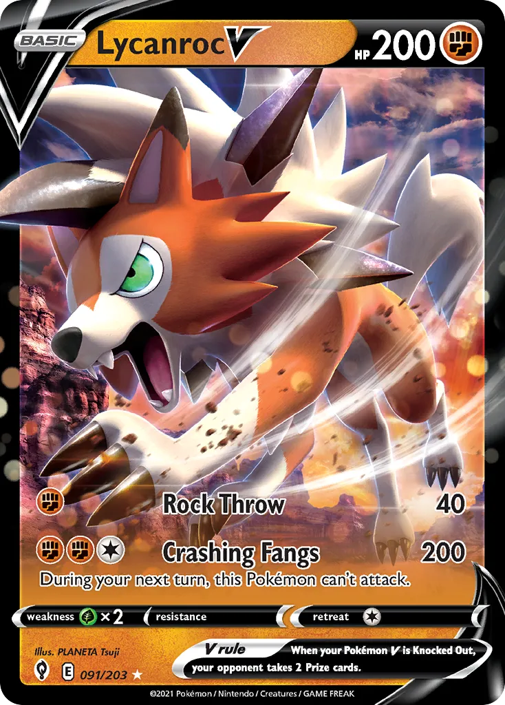 Lycanroc V card image