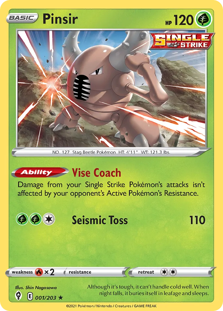 Pinsir card image