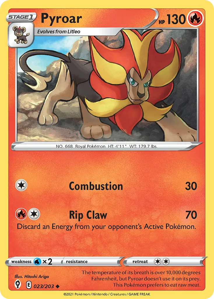 Pyroar card image