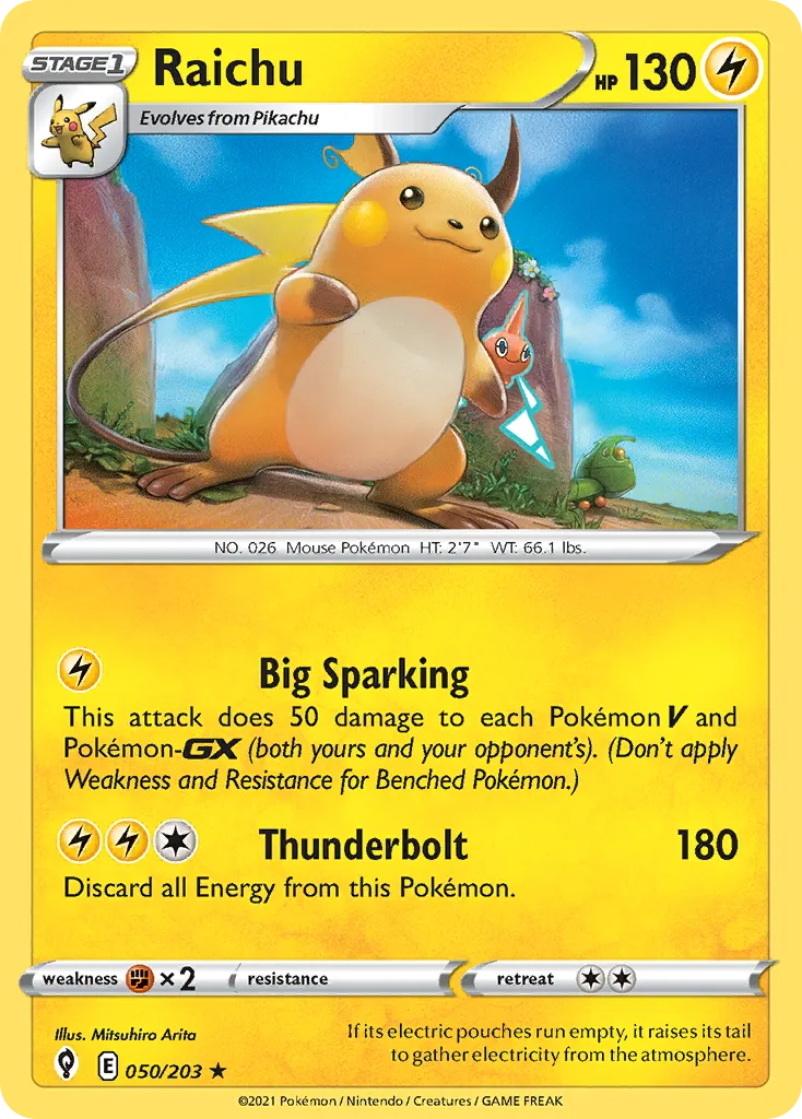 Raichu card image