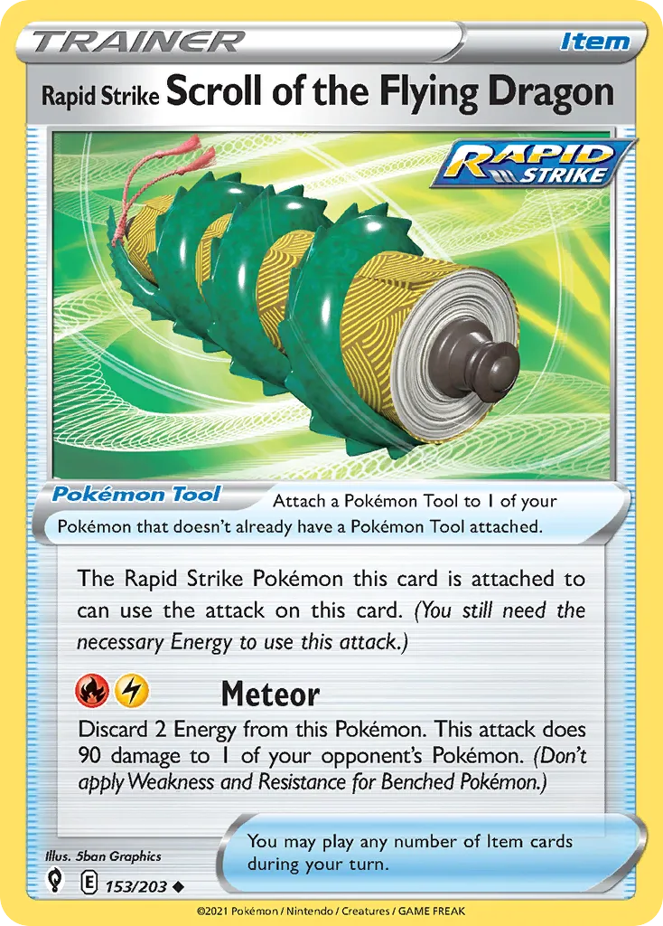 Rapid Strike Scroll of the Flying Dragon card image