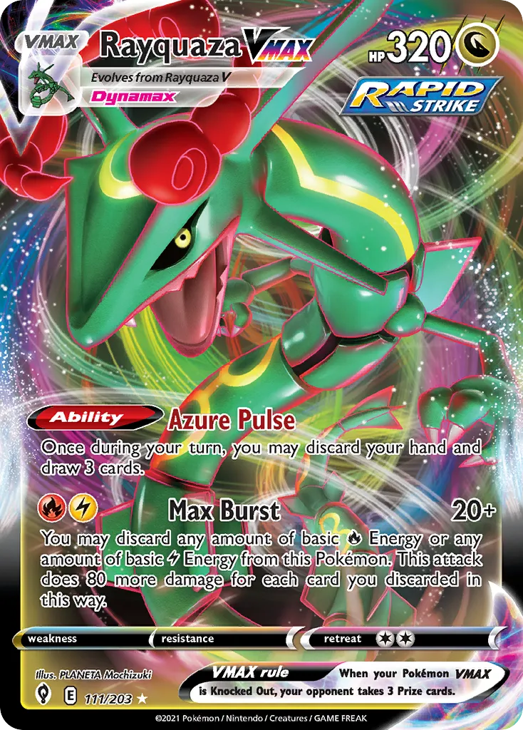 Rayquaza VMAX card image
