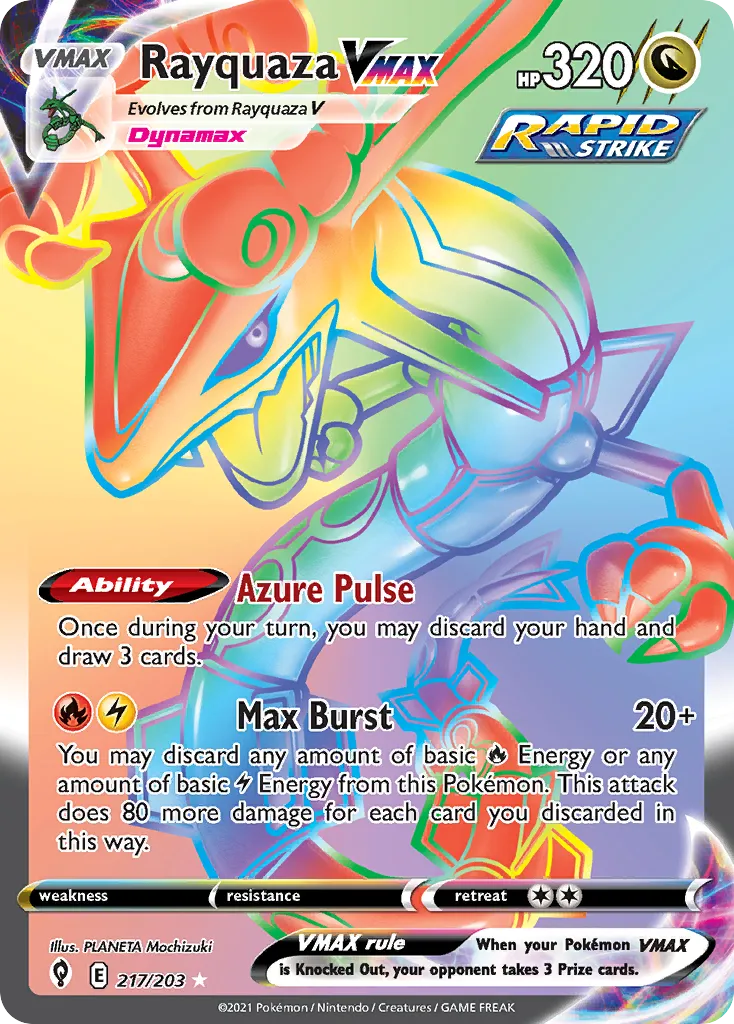 Rayquaza VMAX card image