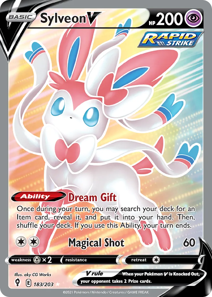Sylveon V card image
