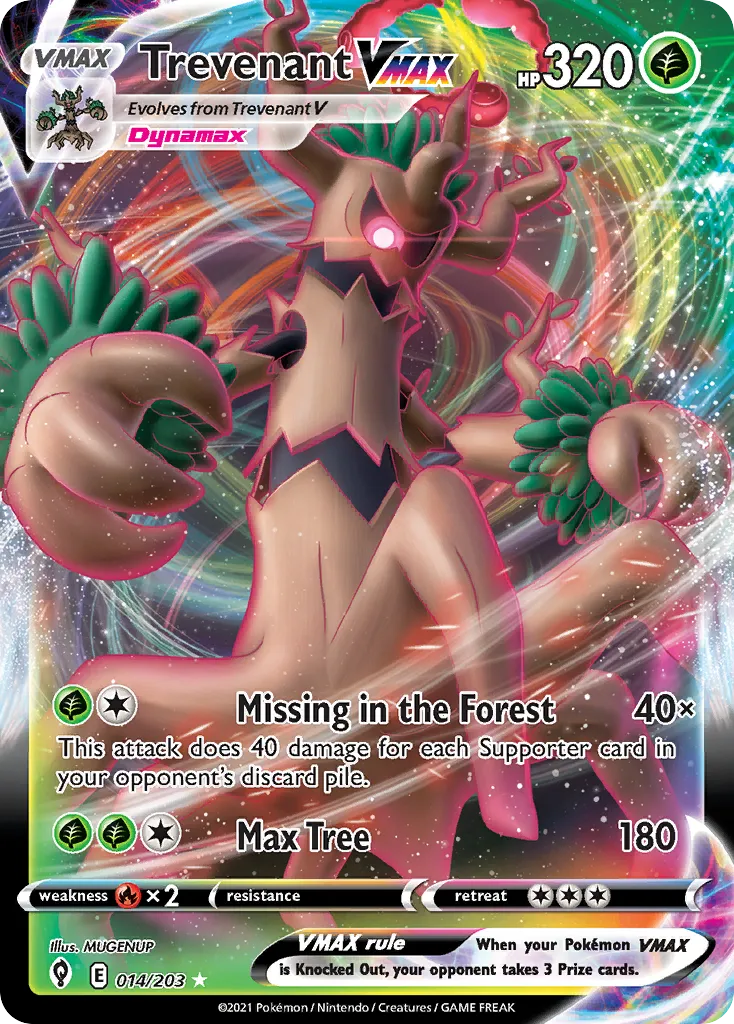 Trevenant VMAX card image