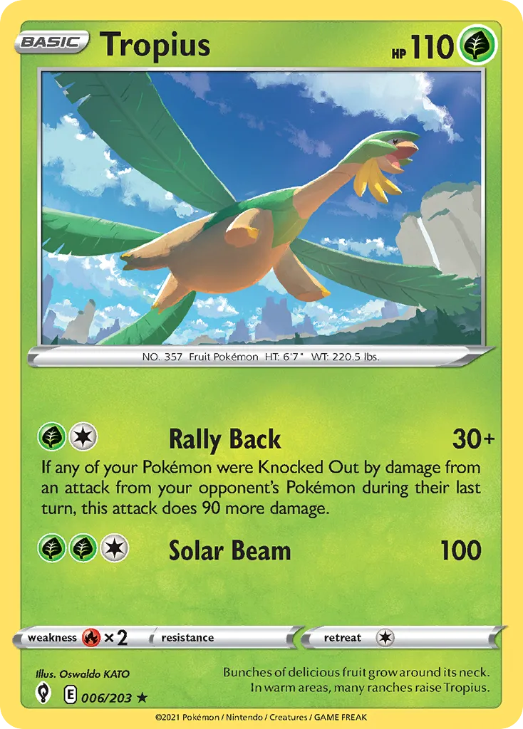 Tropius card image