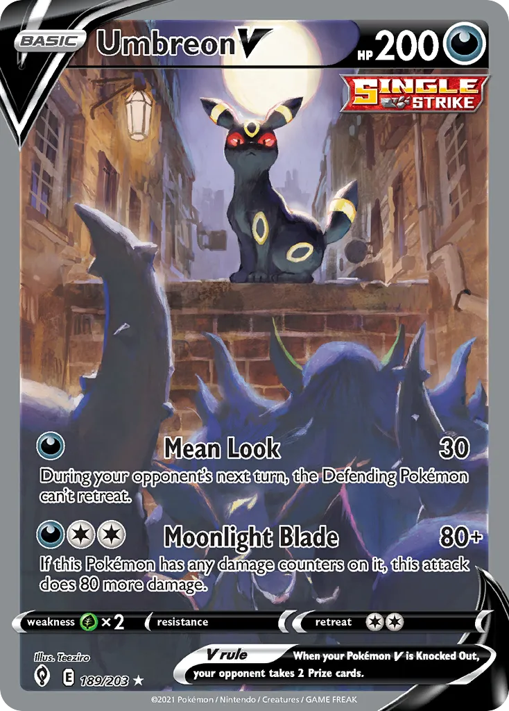 Umbreon V #189 card image