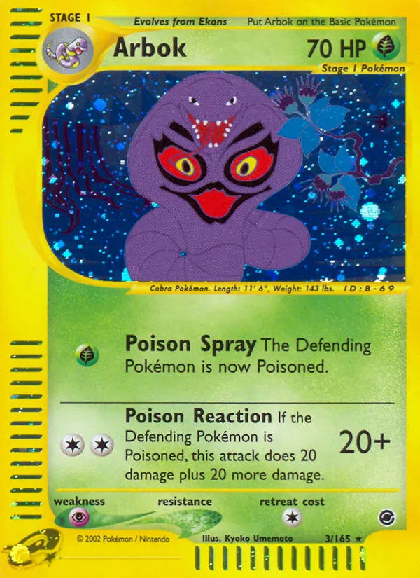 Arbok card image