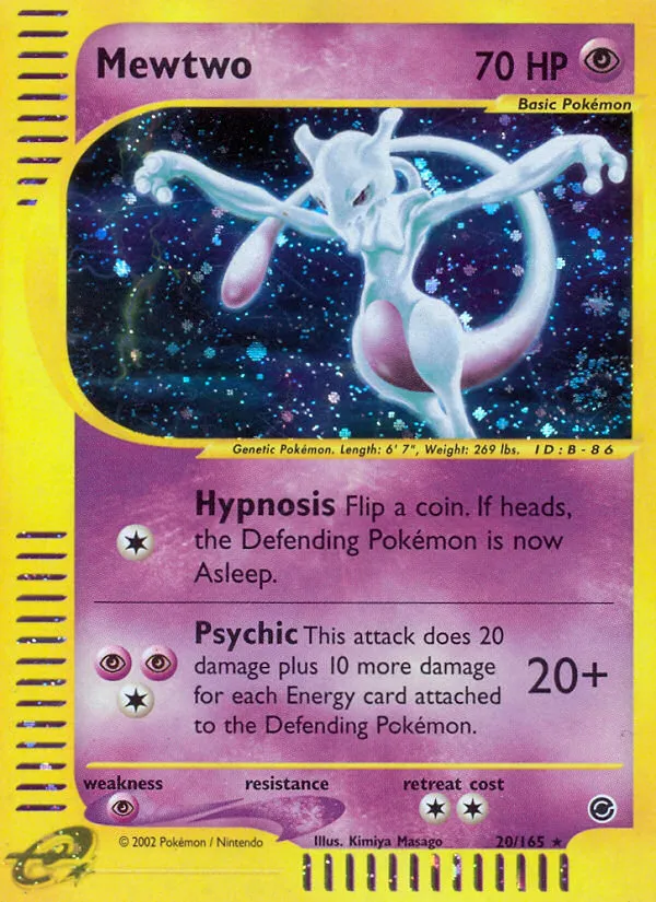 Mewtwo #20 card image