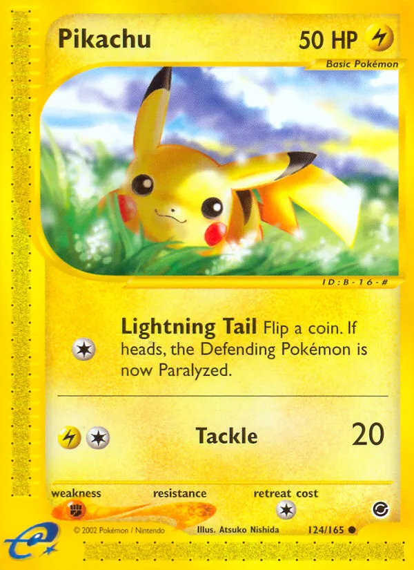 Pikachu card image