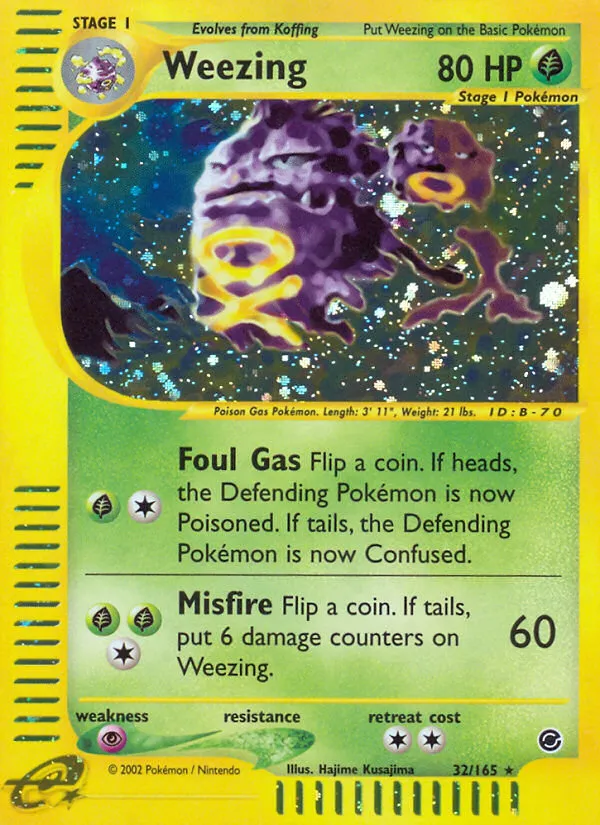 Weezing card image