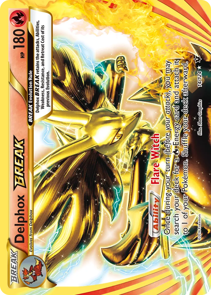 Delphox BREAK card image