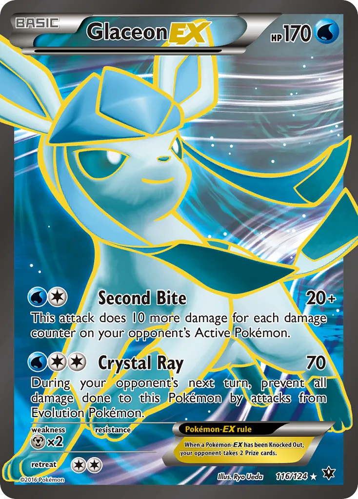 Glaceon-EX #116 card image