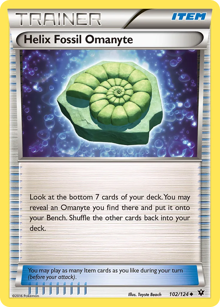 Helix Fossil Omanyte card image